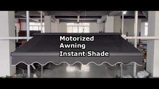 580-Halbkassetten-Markise mit einziehbarem Arm