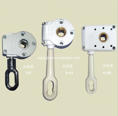 aluminium folding arm awning gear box for manual