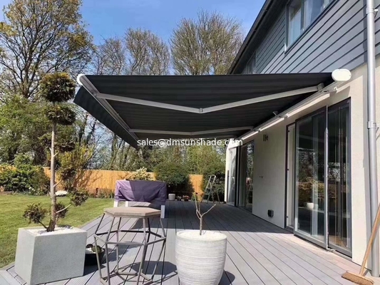 Customizable Full Cassette Retractable Awnings For Versatile Wall Or Ceiling Mounting