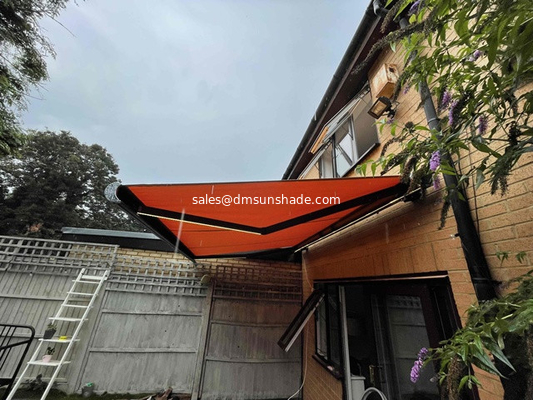 Electric Retractable Awning With Remote Control / Full Cassette Awning