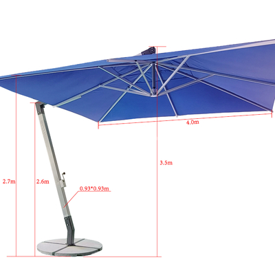 Hot Selling Deluxe New Style Hanging Patio Garden Outdoor Roman Umbrella
