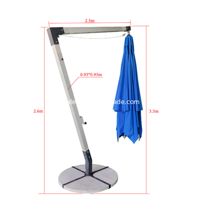 Hot Selling Deluxe New Style Hanging Patio Garden Outdoor Roman Umbrella