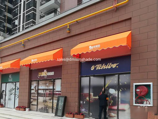 Sunshade/Waterproof Window Awning Balcony Semicircular Canopy Watermelon Awning