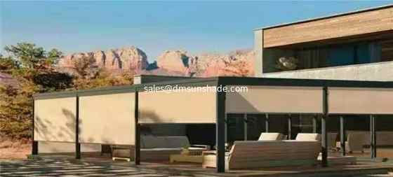 Customized Roof Sunshade Motorized Retractable Awning for sunroom