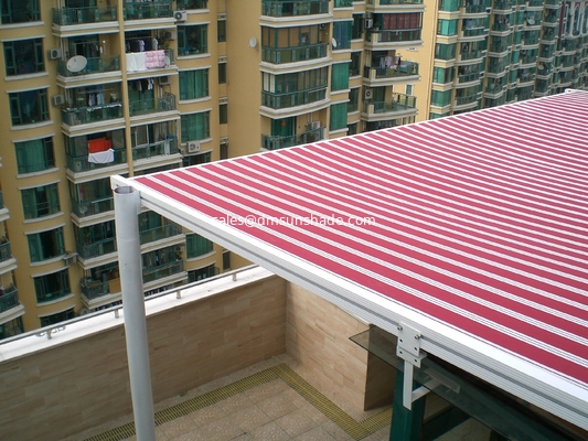 Full Cassette Retractable Roof Awning Conservatory Retractable Arm Awning
