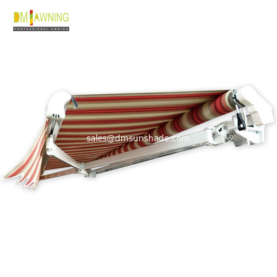 Balcony Aluminium retractable awning with rain chennel , aluminium retractable awning