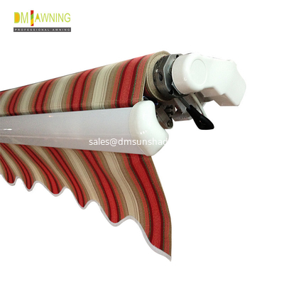 Balcony Aluminium retractable awning with rain chennel , aluminium retractable awning