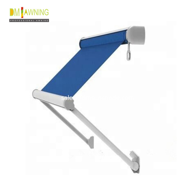 Outdoor Aluminium Retractable Window Awnings Heavy Duty Drop Arm Folding Window Awnings