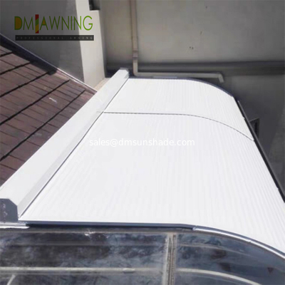 Electric Retractable Roof Awning Zip Track Roof Retractable Aluminium Outdoor Roller Shutters