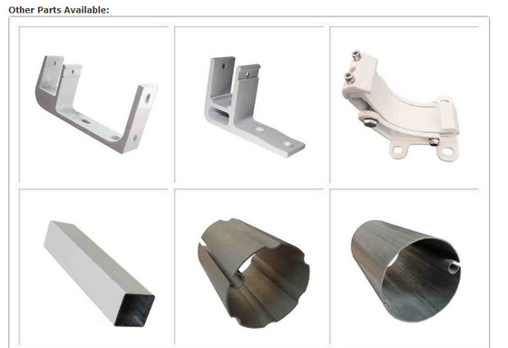 Aluminium Retractable Awning Accessories Square Plug Awning Window Components