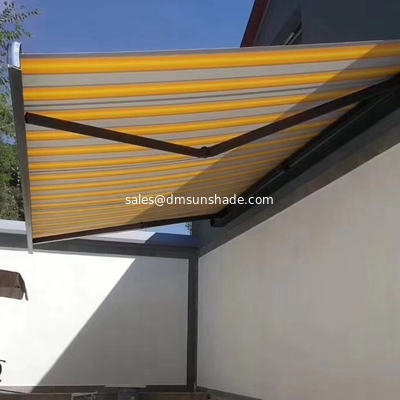 Customizable Full Cassette Retractable Awnings for Versatile Wall Or Ceiling Mounting