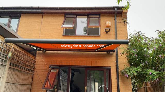 Electric Retractable Awning With Remote Control / Full Cassette Awning
