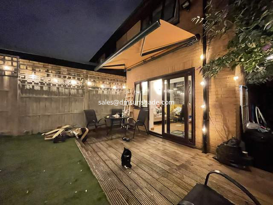 Electric Retractable Awning With Remote Control / Full Cassette Awning