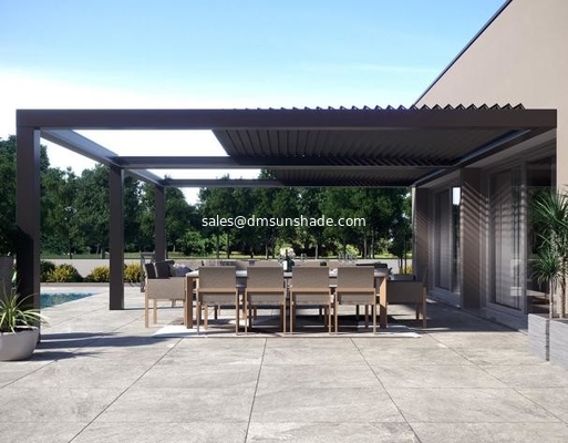 Dachschutzsysteme mit Rückziehblatt aus Aluminium, pergola mit Motor