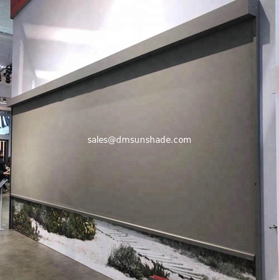 Extra-wide Outdoor Electric Windrpoof Blinds
