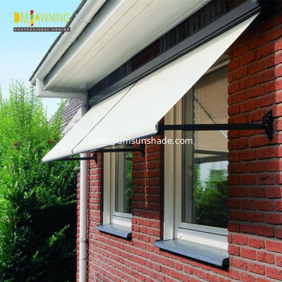Aluminum Retractable Window Awnings Drop Arm Canopy